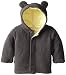 Magnificent Baby Unisex-Baby Infant Fleece Bear Jacket, Ash/Lemon, 12-18 Months