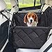 Fotelik samochodowy dla psa – wysokiej jakości tylna kanapa dla psów dla małych i średnich psów – pokrowiec na fotel samochodowy ze wzmocnionymi ścianami, 3 pasy i pas bezpieczeństwa, wodoszczelny i odporny na rozerwanie, ochrona foteli samochodowych
