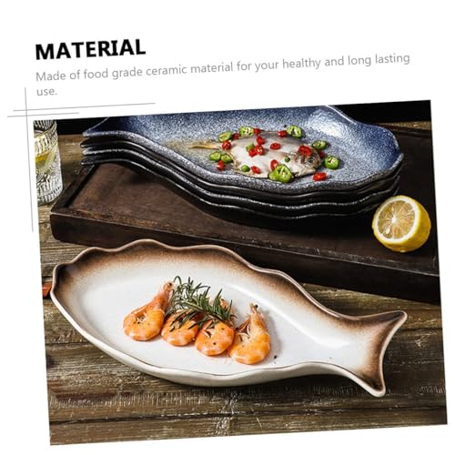 Plato de cerámica para sushi de 14 pulgadas miniatura 7