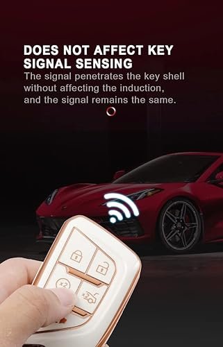 Miniatura 4 de SANRILY Funda para llaves Cadillac, Beige