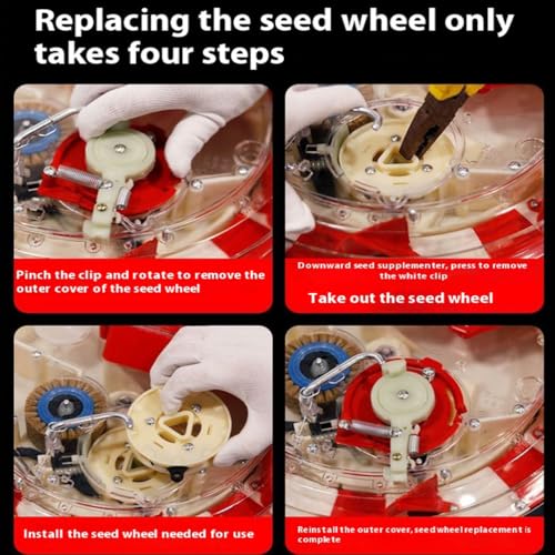 Distribuidor de semillas agrícola con profundidad ajustable miniatura 7