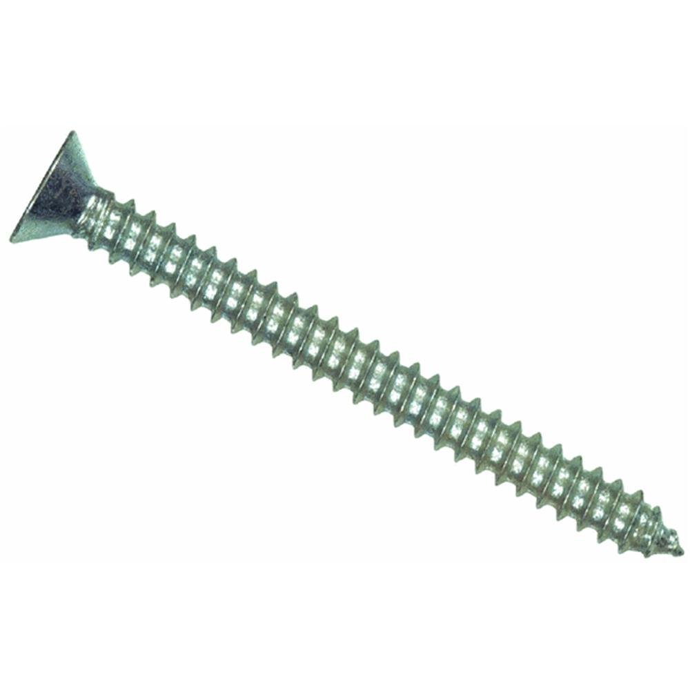 Hillman #6 x 3/4 In. Phillips Flat Head Stainless Steel Sheet Metal Screw (100 Ct.) - 1 Each