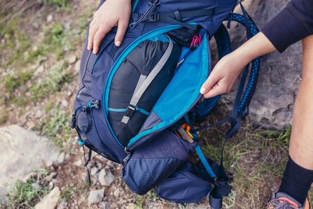 Gregory Kalmia 50L Women's Backpacking Pack, Ventilated Backpanel, Built-In Hydration Attachment for Bladder (Reservoir Not Included), Small/Medium, Olive Frost4