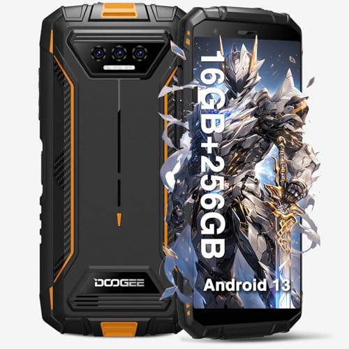 DOOGEE S41MAX Rugged Smartphone, 16GB+256GB, Android 12, 6300mAh Battery, 5.5" HD+ Screen, NFC Supported, 13MP Dual Rear Camera Waterproof Shockproof Smartphone