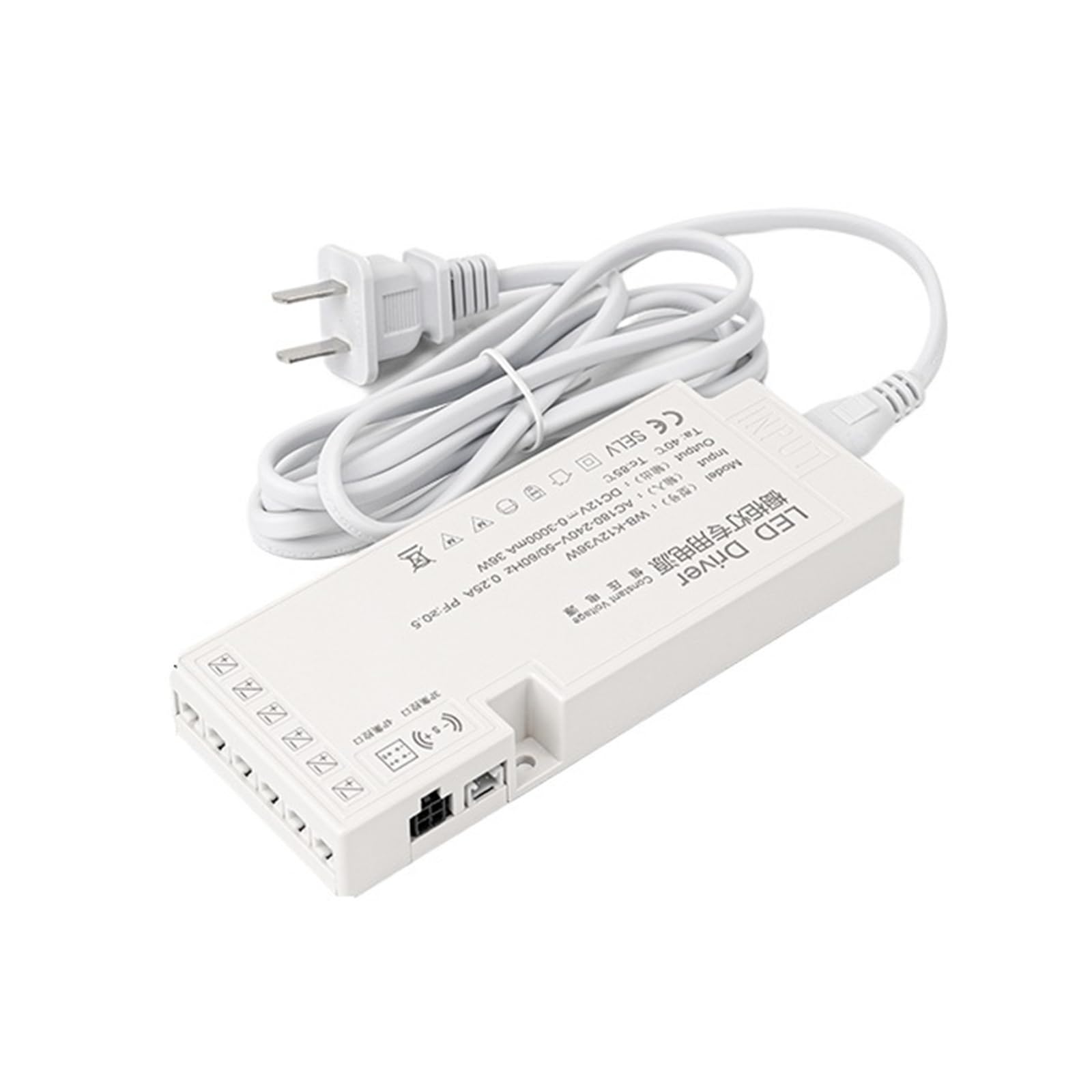 Alimentatore per illuminazione mobili | Applicazione di illuminazione LED compatibile(DC12V-36W-1.5m power cord)