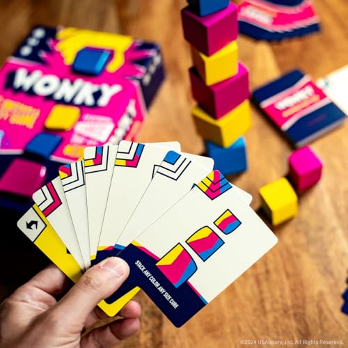 USAopoly | Wonky | Stacking Party Game | Ages 8+ | 1+ Players | 20+ Minutes Playing Time - Image 4