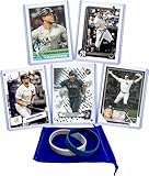 Giancarlo Stanton (5) Assorted Baseball Cards Gift Pack - New York Yankees