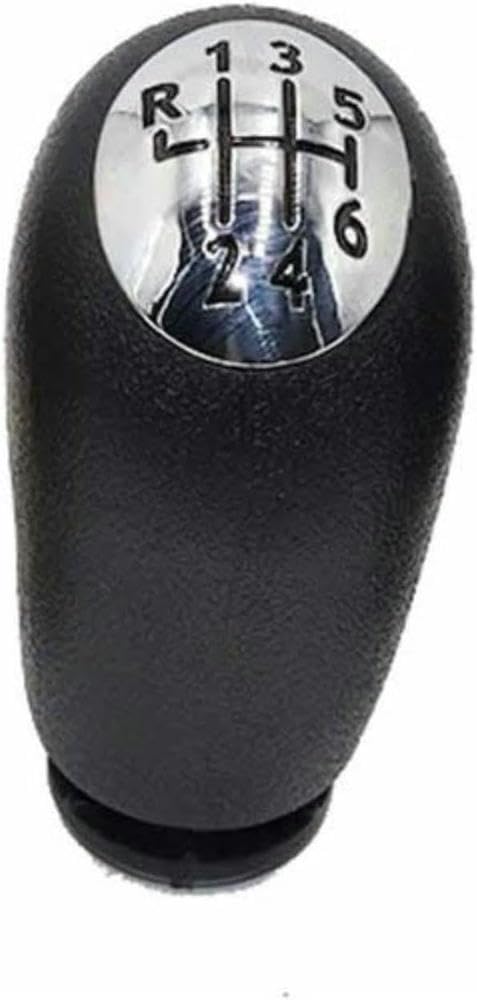 Gznbb 6S Plastic Car Manual Gear Shift Knob Boot Cover Gaiter Lever Shifter Handle Stick, For Renault Scenic Mk2 2003-2009
