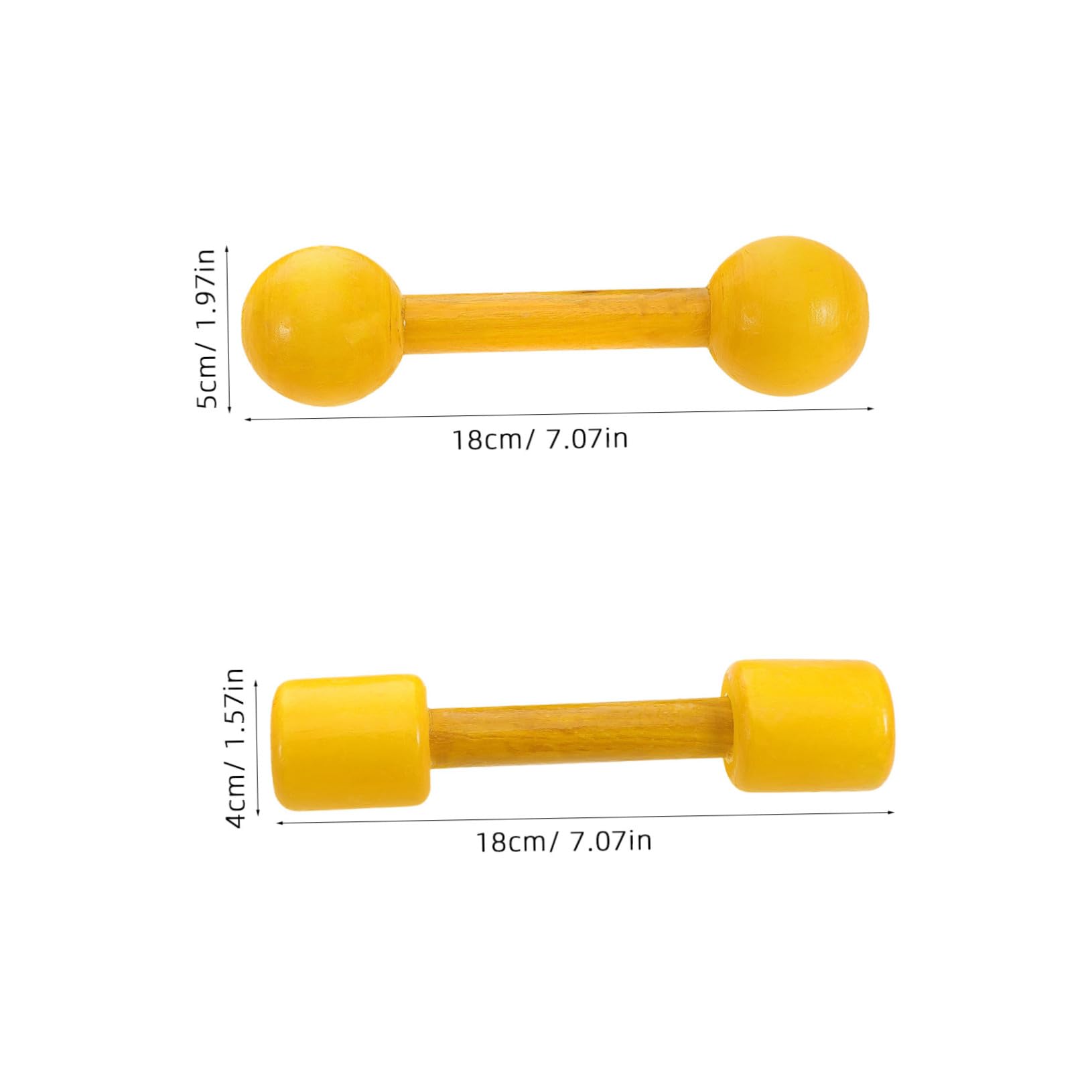 BELLIFFY 4pcs Weights Dumbbells for Lightweight Exercise Equipment with Designs for Fitness Routines Playful Activities and Early Education