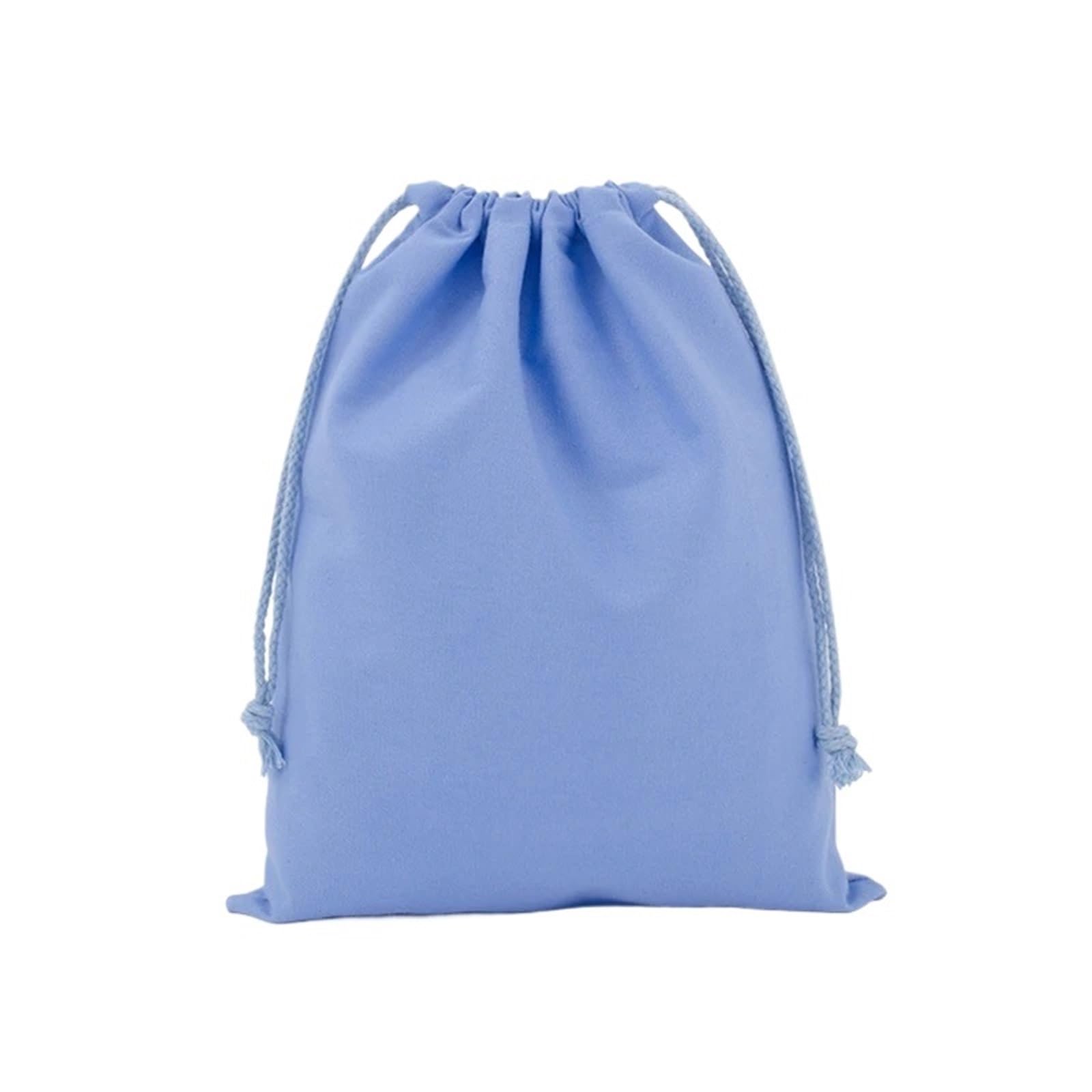 Linen Burlap Bag, Hessian Sack Drawstring Bags Multicolor Multiple Sizes(Blue,7x10cm)