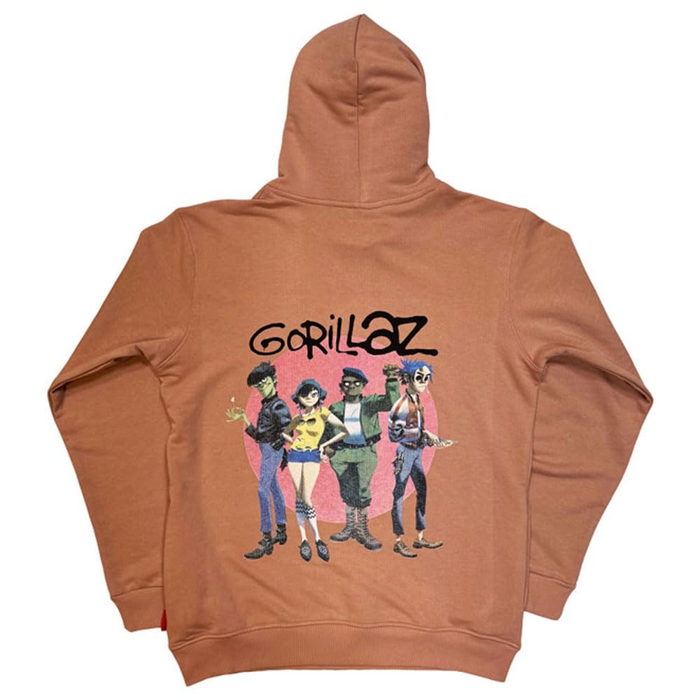 Gorillaz Group Circle Rise Rock Off Unplugged Pullover Sweat-Shirt À Capuche