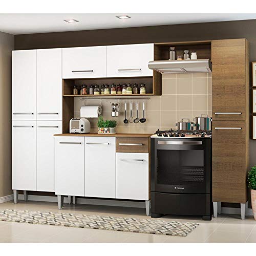 Cozinha Completa Madesa Emilly Hit com Armário e Balcão