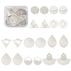 Silver geometry-40pcs