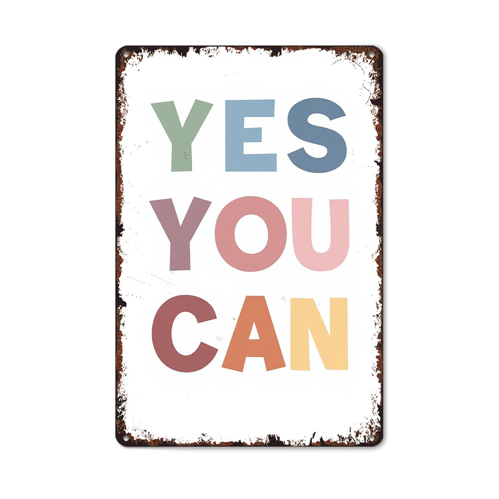 Fresh Lake View Wall Sign 8x12 Inch, Natural Style Aluminum Decor For Household Layout