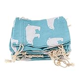 eisbar kopenhagen 12 Stück rustikale Leinensäcke sind in großen Größen (14 x 10 x 0,3 cm)