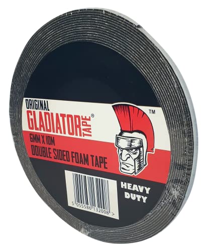 Gladiator® Nastro biadesivo in schiuma nera