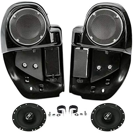 Green-L Carenados ventilados inferiores con altavoces de 6.5 pulgadas aptos para modelos Harley Touring con refrigeración por aire 2014-2023