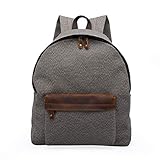 schweizer salz und pfeffer rucksack Unisex Vintage Canvas Backpack gilt für Schule, Camping, Wandern, Wochenendreisen, Einkaufsmöglichkeiten und den täglichen Gebrauch.