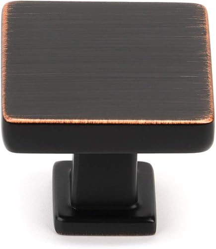 Miniatura 19 de KOOFIZO - Tiradores de gabinete de bronce aceitado, manijas de gabinete de bronce, paquete de 20, 3 pulgadas de hardware de bronce aceitado