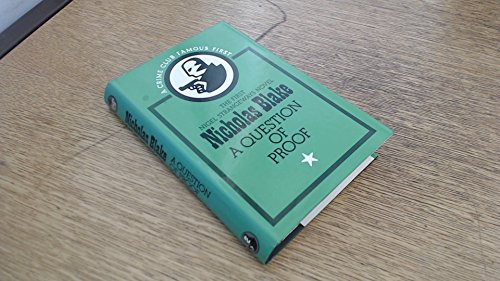 Question of Proof 000231651X Book Cover