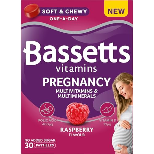 Bassetts Vitamins Pregnancy Multivitamins & Multiminerals Raspberry Flavour 30 Gummy Pastilles