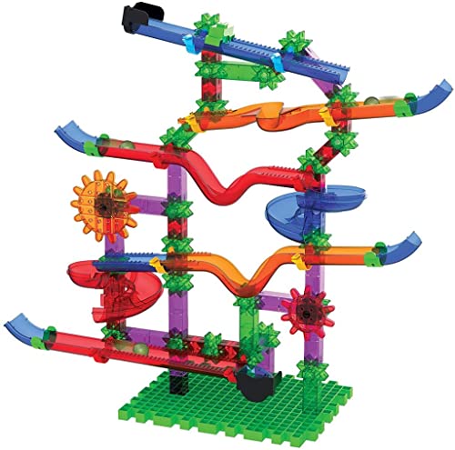 The Learning Journey Techno Gears Marble Mania STEM Construction Set - Whirler Marble Run (80+ pieces) - Learning Toys & Gifts for Boys & Girls Ages 6 Years and Up