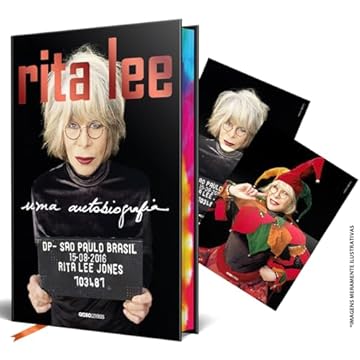 Capa do livro Rita Lee: Uma autobiografia - Edição de Luxo + Brindes (Minipôsteres)