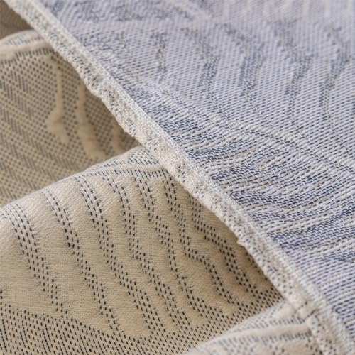 Housse de canapé curry 180x380 cm multi-usages pour sectionnel lavable - 5