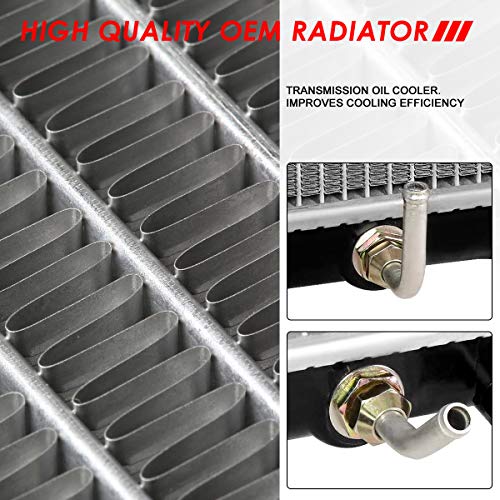 Image of Auto Dynasty Radiator Compatible with 2001-2003 Toyota Highlander 3.0L V6 AT, DPI 2452 Factory Style 1-Row Cooling Radiator, Aluminum Core