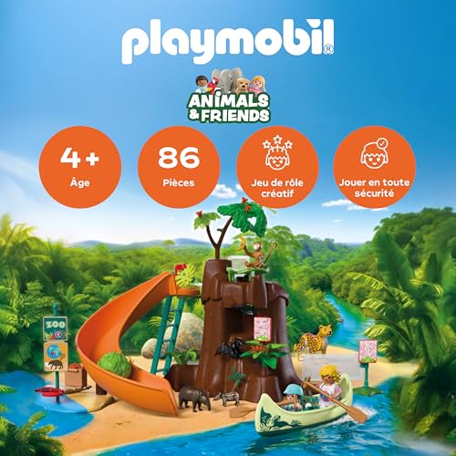 Playmobil Animaux et amis 72071 Zoo : aventure dans la jungle - vue 3
