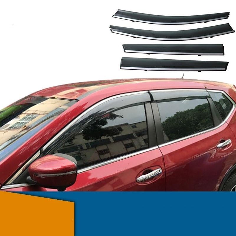 Déflecteurs de vent anti-buée Nissan Qashqai J11 pare-pluie pour vitre latérale