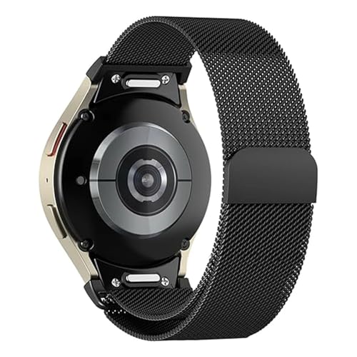 [�����ȓX] �~���l�[�[�X�g���b�v �ɓK��Samsung Galaxy Watch 7/FE/6/5/4/classic/Pro 45mm 44mm 40mm ���ԂȂ����X�g�u���X���b�g Correa Galaxy Watch 7 �X�g���b�v(Black)