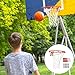 Over Door Basketball Rim Kit – Indoor Mini Hoop Set, Durable Metal Frame with Nylon Net, Space Saving Wall Mount Design | Bedroom Office Playroom Fun Practice for Kids Teens Adults