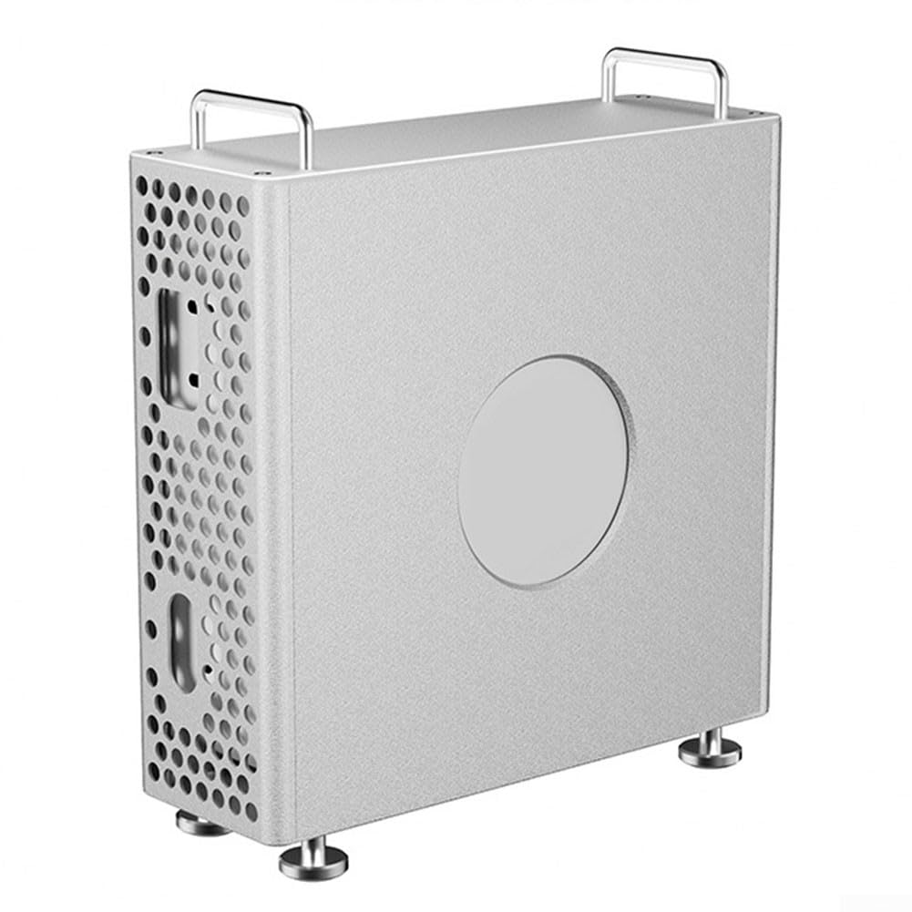 Supporto da tavolo, telaio in alluminio, supporto per telaio per Mac, Mini M-4, Supporto VESA MAC Mini M1, Supporto da tavolo e da parete, Telaio di fissaggio MAC Mini