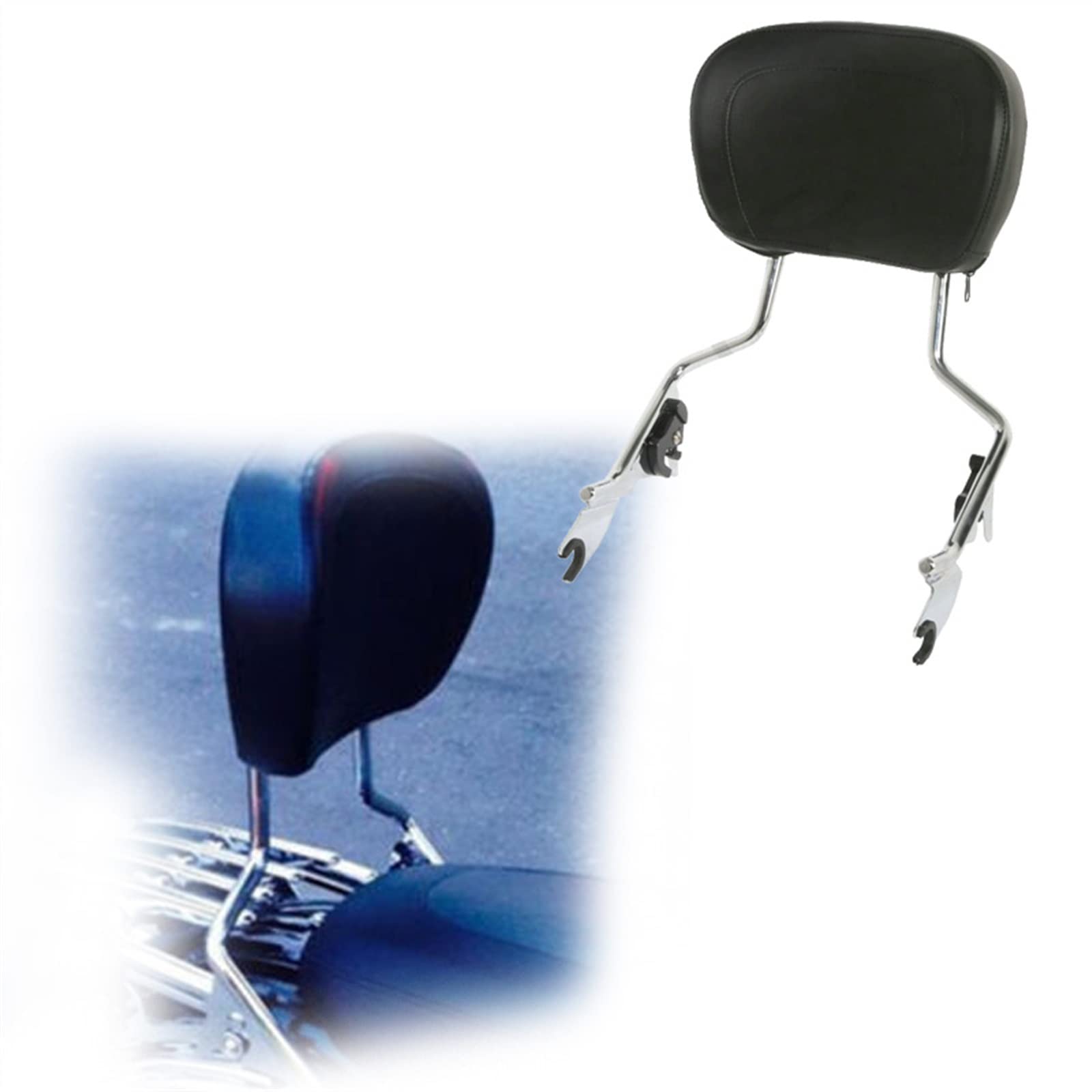Sissy Bar Amovible Moto avec Porte-Bagages pour Road Glide FLTRX