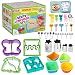 Complete Bento Lunch Box Supplies and Accessories For Kids - Sandwich Cutter and Bread Crust Remover - Mini Vegetable Fruit cookie cutters - Silicone Cup Dividers - Food Picks and FREE Lunch Notes