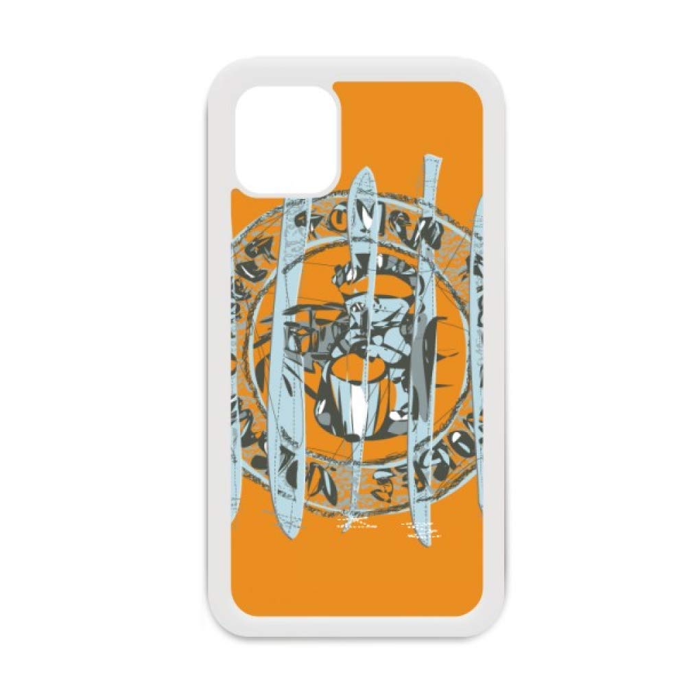 Coque blanche iPhone 12 Pro Max évitez rayures motif original - 4