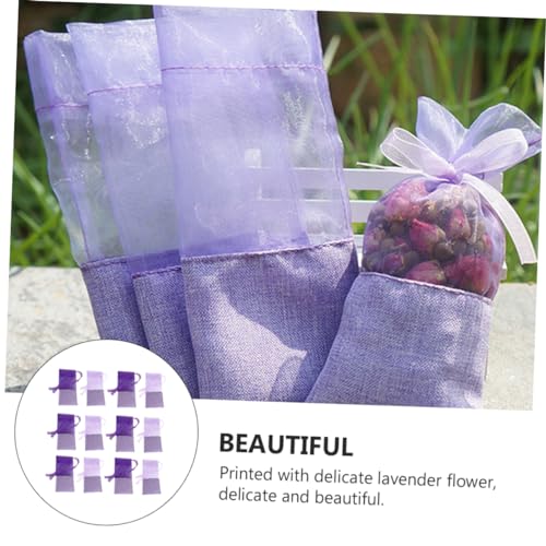 24 bolsas sachet de lavanda para ambientador y joyas miniatura 7