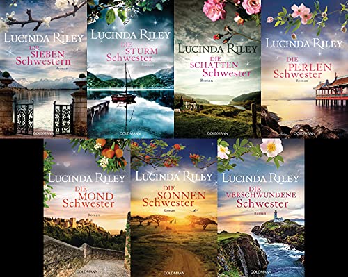 Die sieben Schwestern in gebundener Ausgabe Band 1-7 plus 1 exklusives Postkartenset