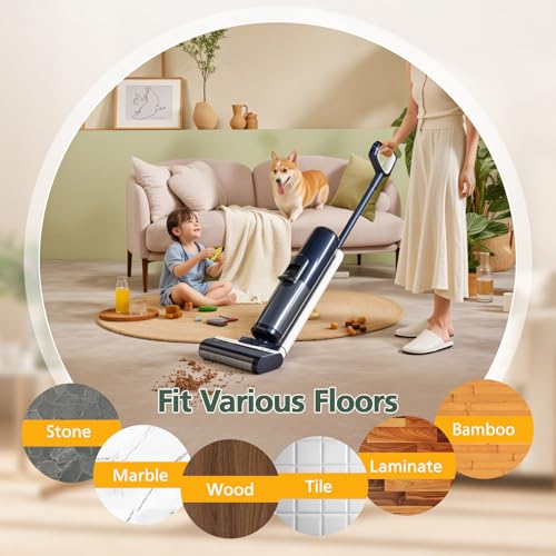 Image of 2+4 Pack S5 / S5 Pro Brush Roller and HEPA Filter Set Compatible with Tineco Floor ONE S5 / Floor One S5 Pro Cordless Wet Dry Vacuum Cleaner, 2 Brush Roller + 4 HEPA Filter(Not FIT iFLOOR 5 / S5 Combo)