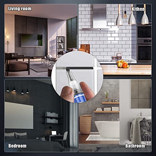 8 Stück Fugenstift Schwarz,Fugenstift Anthrazit Bad Fugenmörtel Fugen Reparatur Stift Wasserdicht Reparaturstift Schwarz Fugenstift Für Wiederherstellung Fliesenmörtel Wand Boden Badezimmer Und Küche