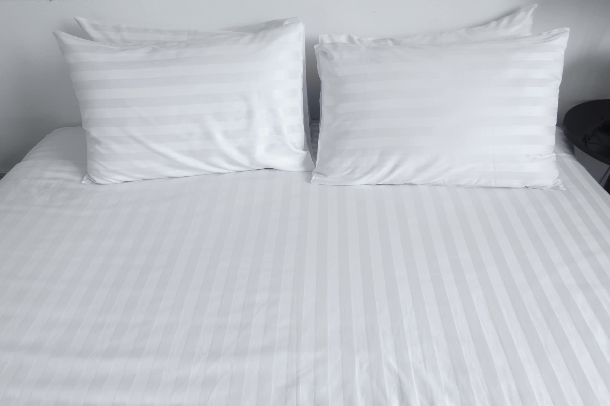 TextilDepot24 - Biancheria da letto a strisce da 20 mm, con chiusura a busta, 100% cotone