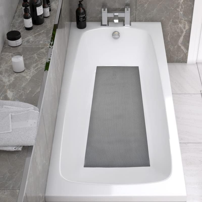 Image of Anti Skid & Multipurpose Rubber Mat /Bathroom Mat /Shower Mat /Carpet /Rugs /Rainmat /Swimming Pool Mat (Grey, 2X5)