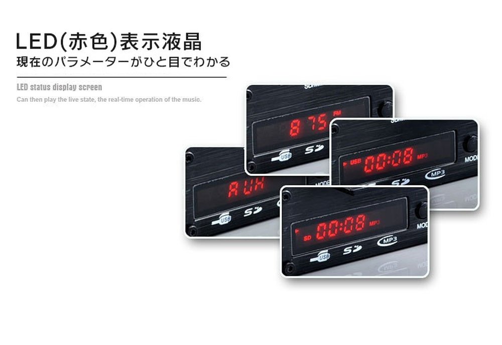 Amazon | SUNNY Lepy 45W X 4チャンネル 重低音 ステレオデジタル