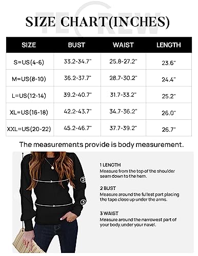 Tecrew Womens Elegant Stretchy Crew Neck Pullover Sweaters Soft Basic Knitted Jumper, Khaki, Medium #TOP5