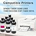 Eficazink 6 Pack UV DTF Ink Cartridge High Yield 500ml Compatible for XP600 TX800 i1600 i3200 1390 L805 DX4 DX5 DX6 DX7 DX10 UV Sticker Printer（C,M,Y,K,W,V）