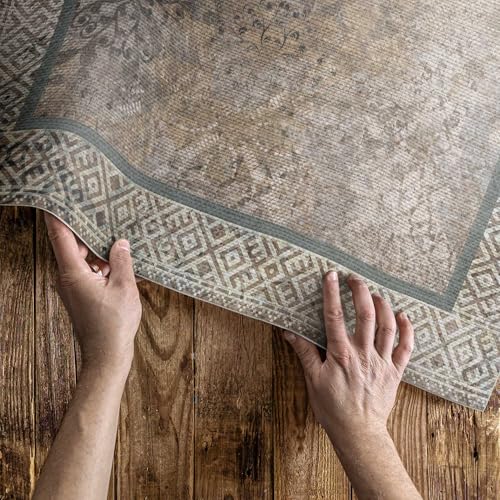Tapis vinyle 120x180 cm dentelle délicate floorart de qualité - 5