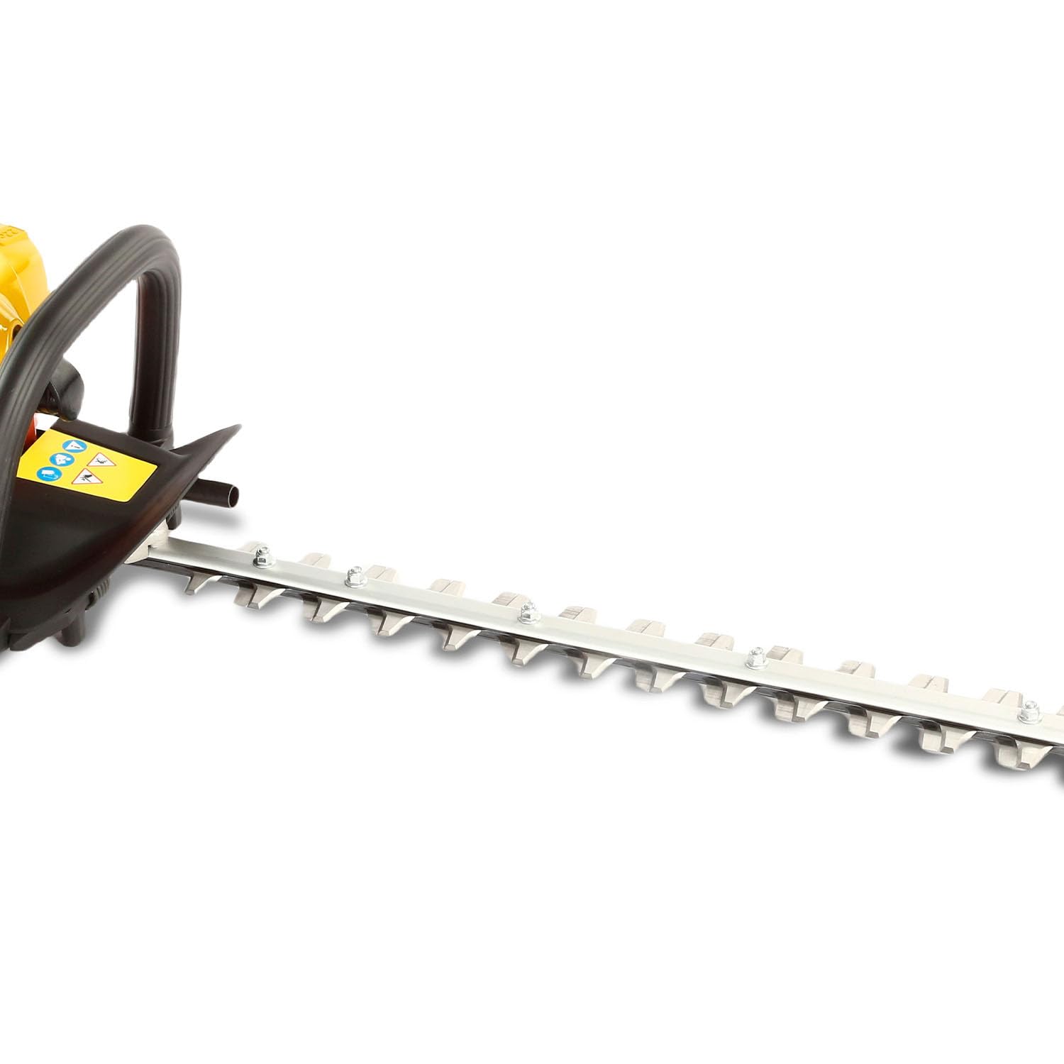 GARLAND Set 762 G-V24 – Cortasetos Gasolina 2T, 25,4 CC, 70 cm de Corte, 28 mm Entre Dientes, Cuchilla láser Triple Filo, asa giratoria 180º, Sistema antivibración, depósito translúcido