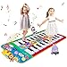 m zimoon Klaviermatte, Kinder Bunte Musikmatte 44.09” Große Tanzmatte Musik-spielmatte Cartoon Piano Matte BodentastaturTeppich Lernspielzeug Geschenk für Kinder ab 3 Jahren Jungen Mädchen Kleinkind