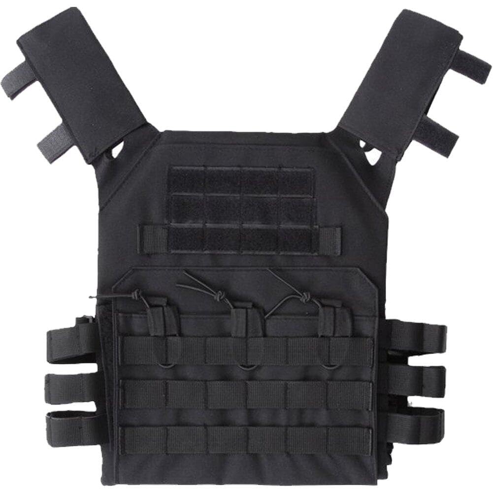 Bemvp Mens Vest Military Army Waistcoat Molle Plate Carrier Airsoft Vest for Outdoor Camping Hunting Fishing Hiking Airsoft War Game
